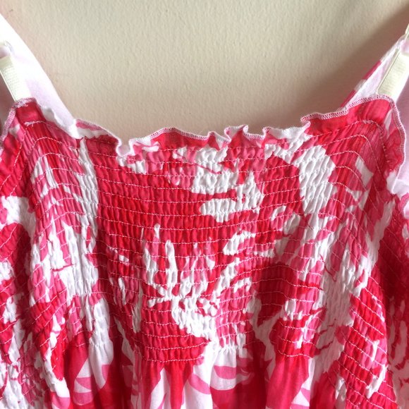 LIGHTWEIGHT Sundress or Tunic with Tropical Print - Picture 5 of 5